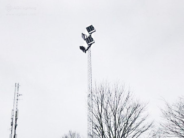 15m height football field lighting