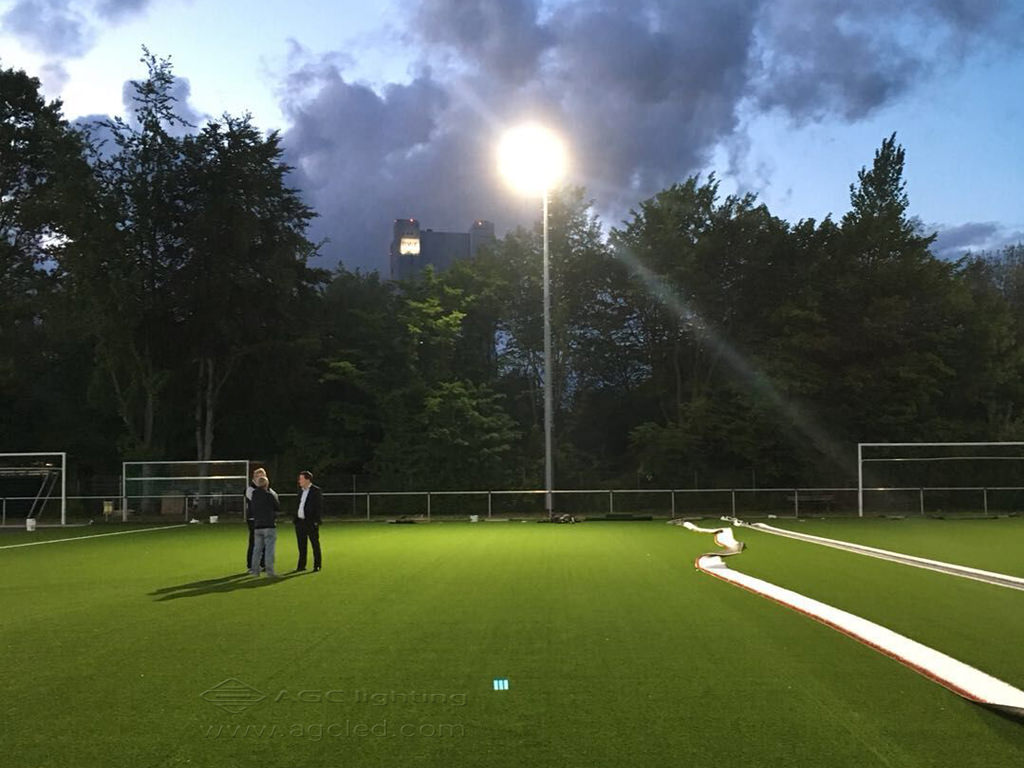 16m height flood light in soccer field