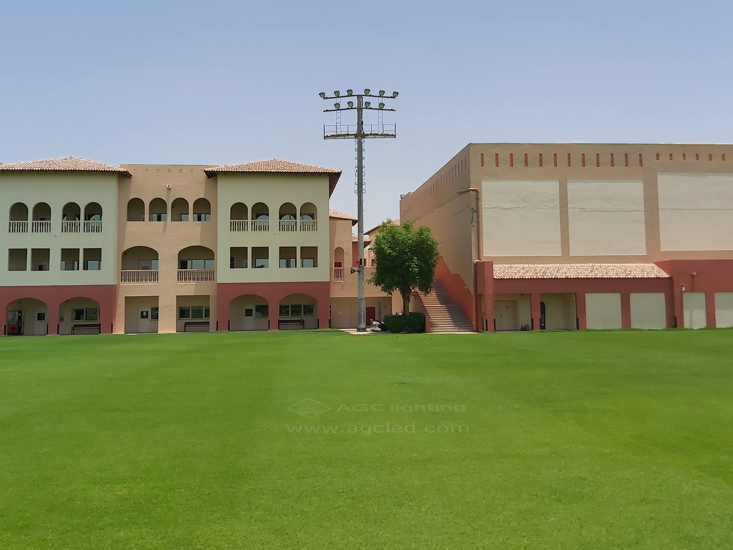 School Football Field lighting