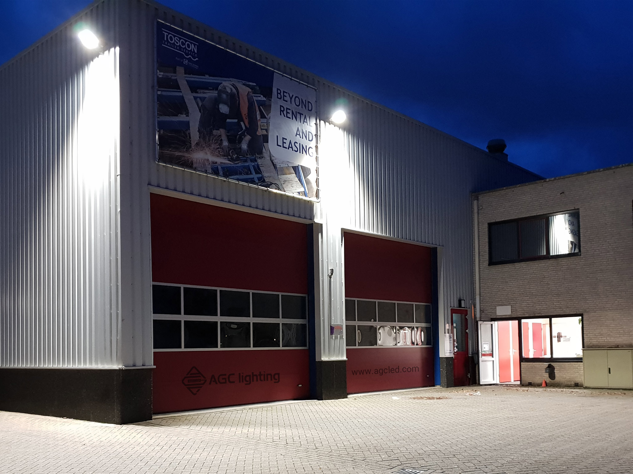 Flood Light for Parking Area around Building