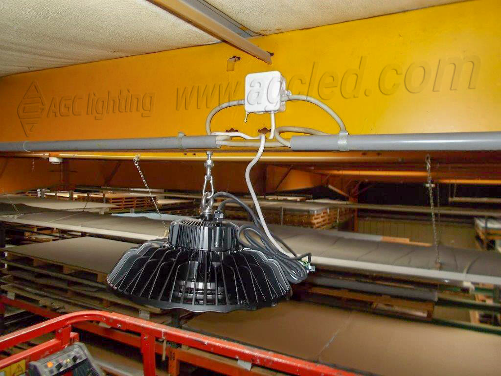 warehouse lighting case with motion sensor high bay light