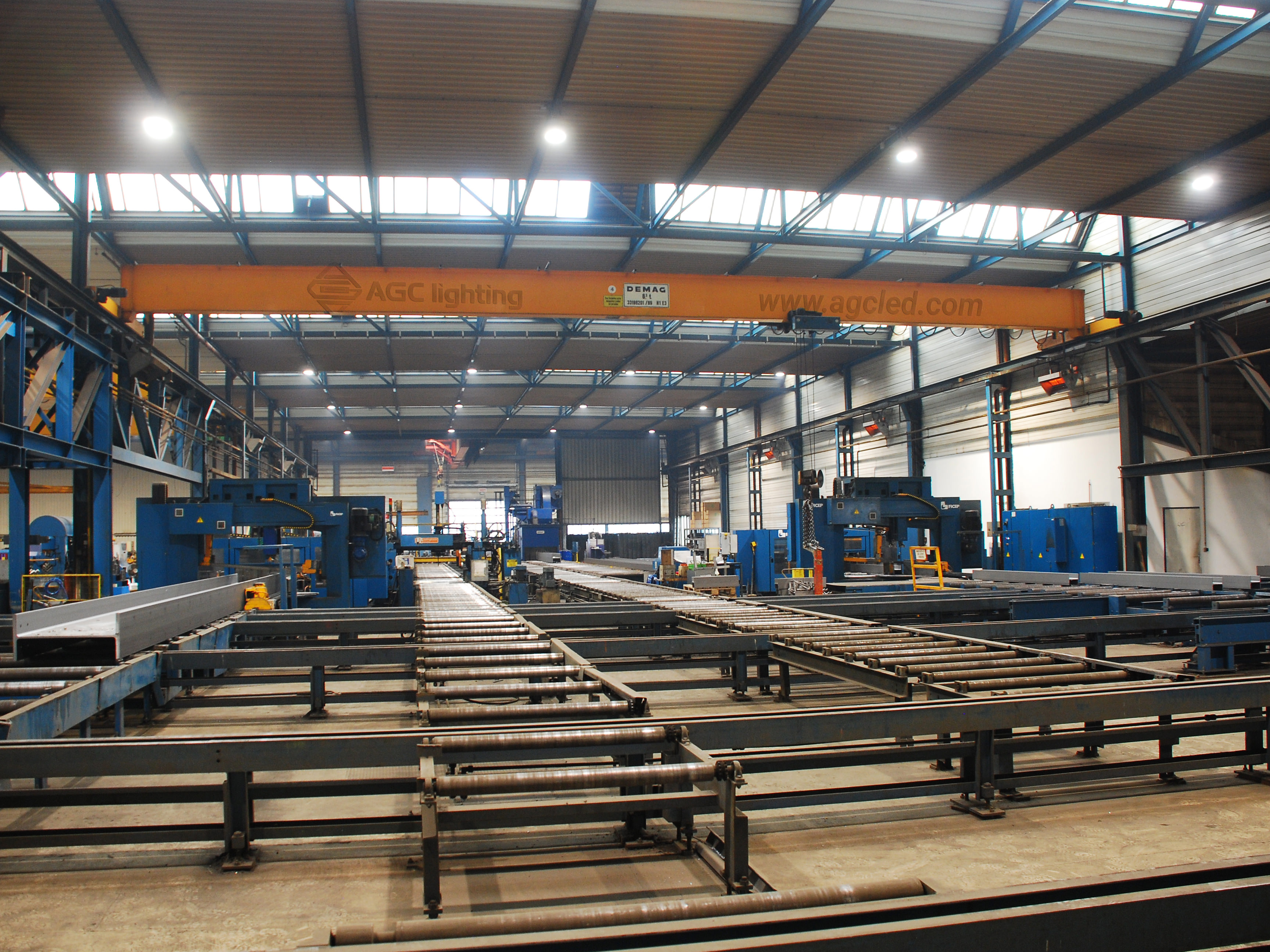 high bay light 14m height in steel manufacturing