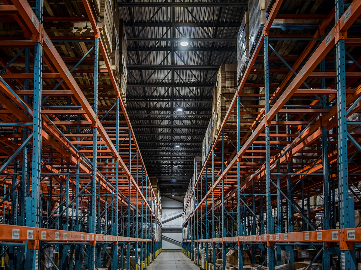 120w & 150w high bay light 10m install in warehouse