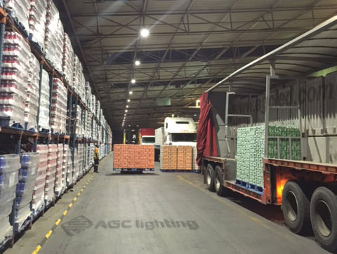 70w & 120w high bay light replace 250MH in Coca Cola manufacturing