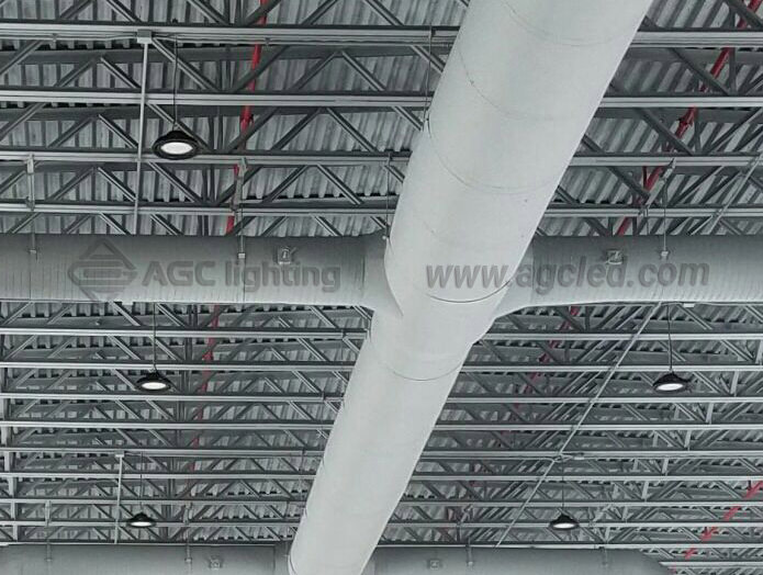 high bay light in warehouse lighting project