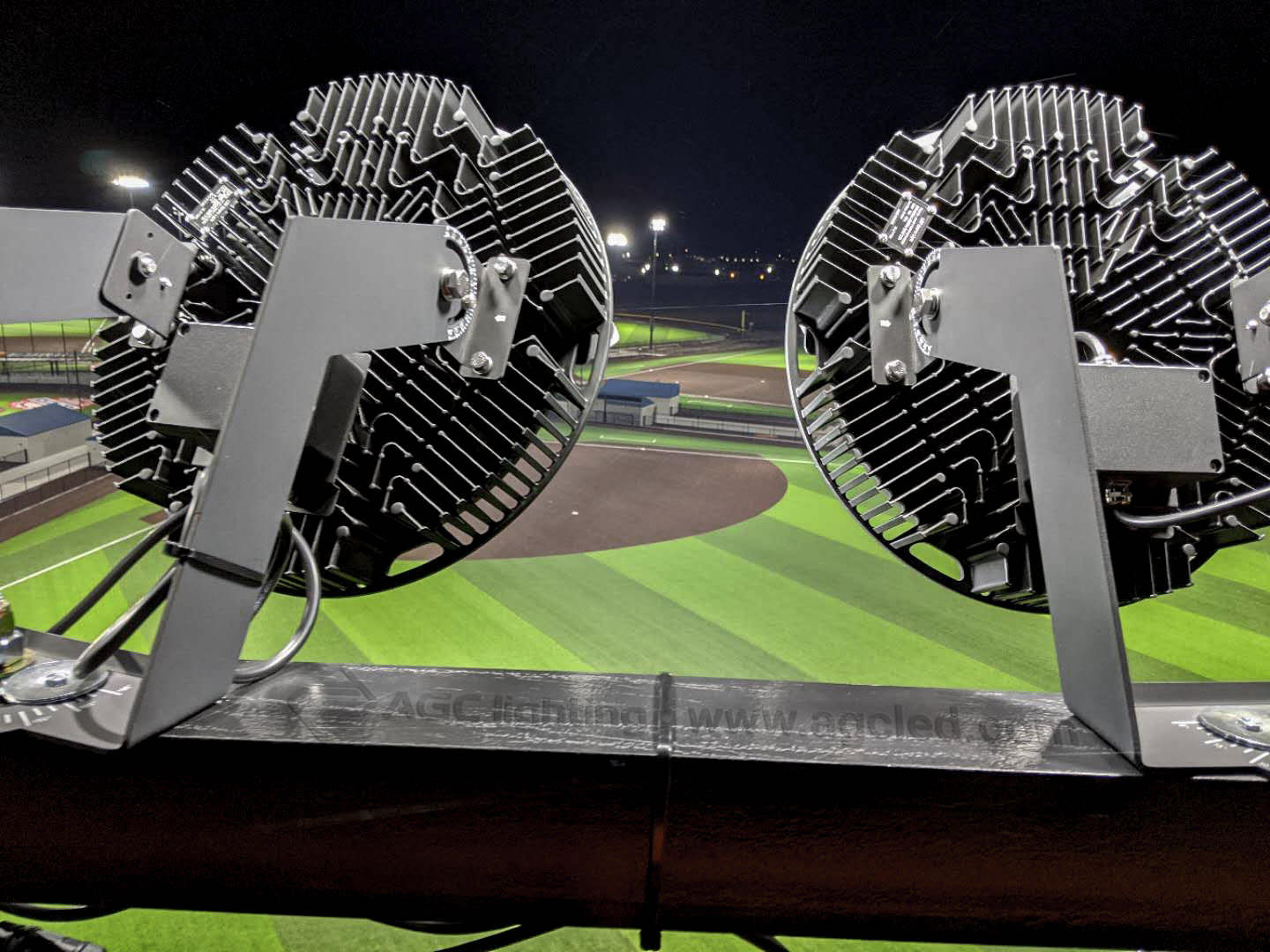 15° & 30° beam angle high bay light in baseball field