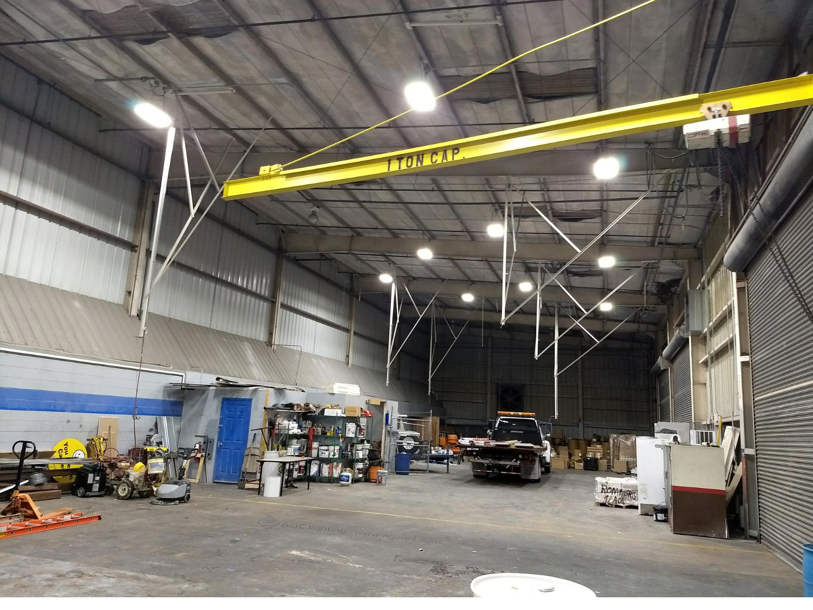 warehouse linear high bay light 7.6m mounting height