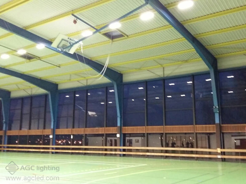 basketball court lighting project 120 deg linear light distribution