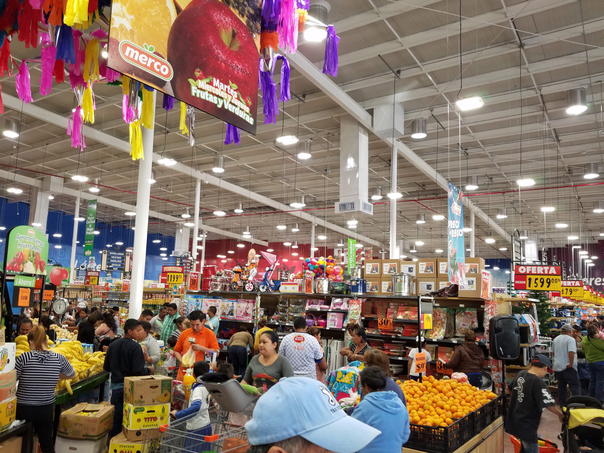 led linear high bay light for supermarket