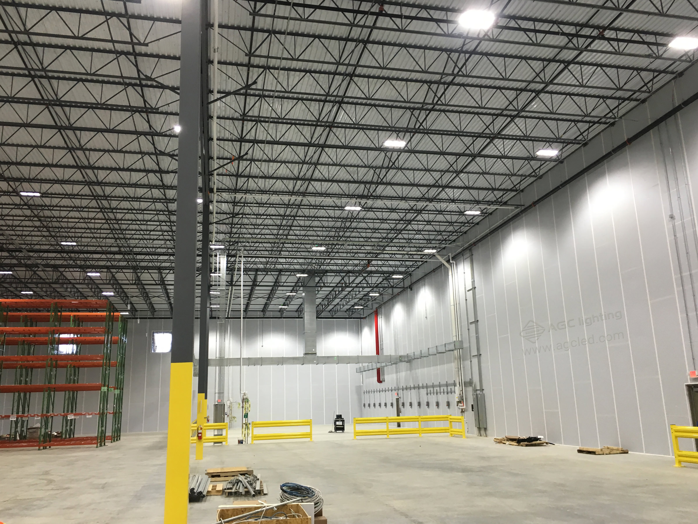 warehouse linear high bay light 9m install
