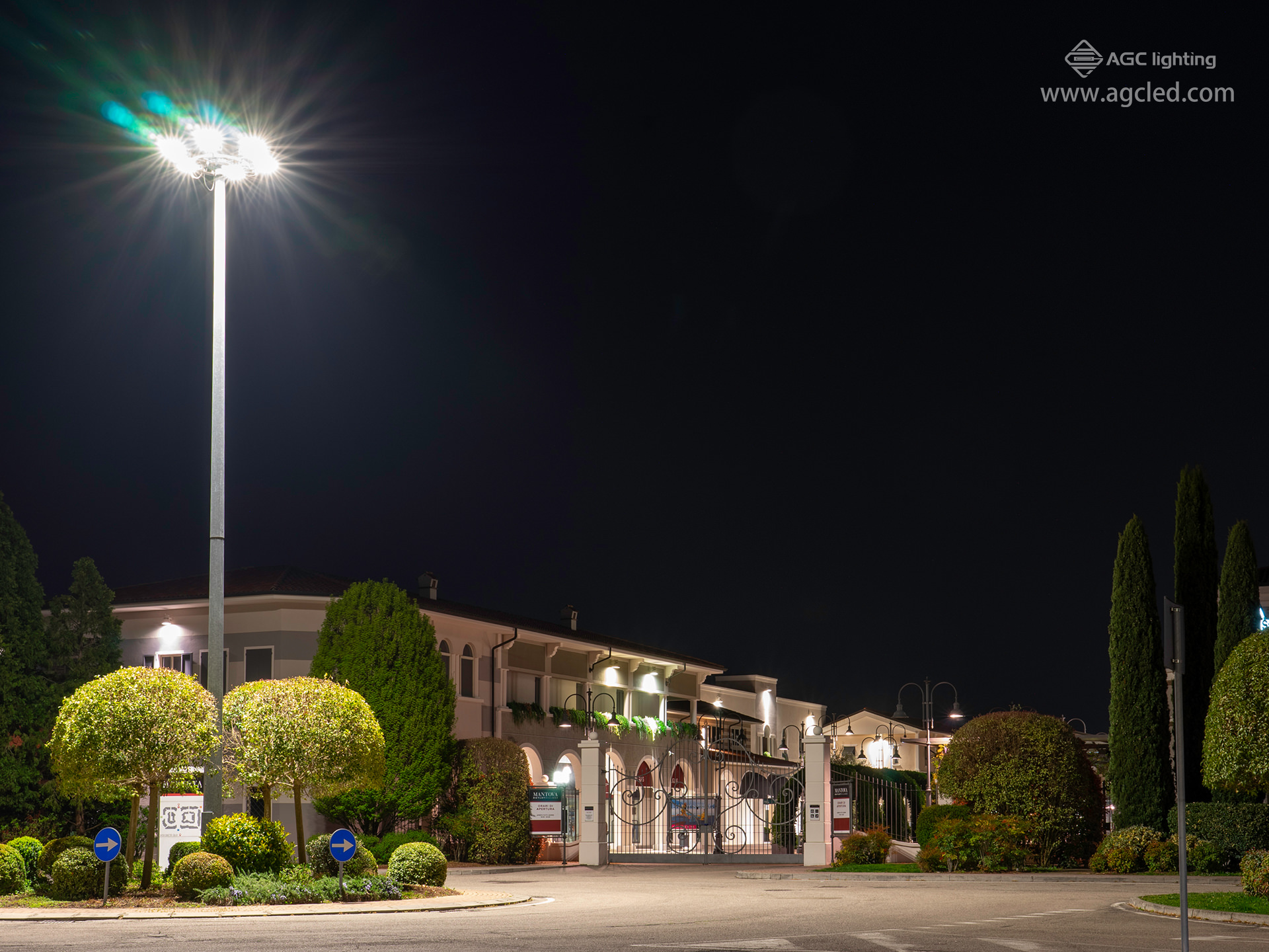 150w led street light for outlet parking lot