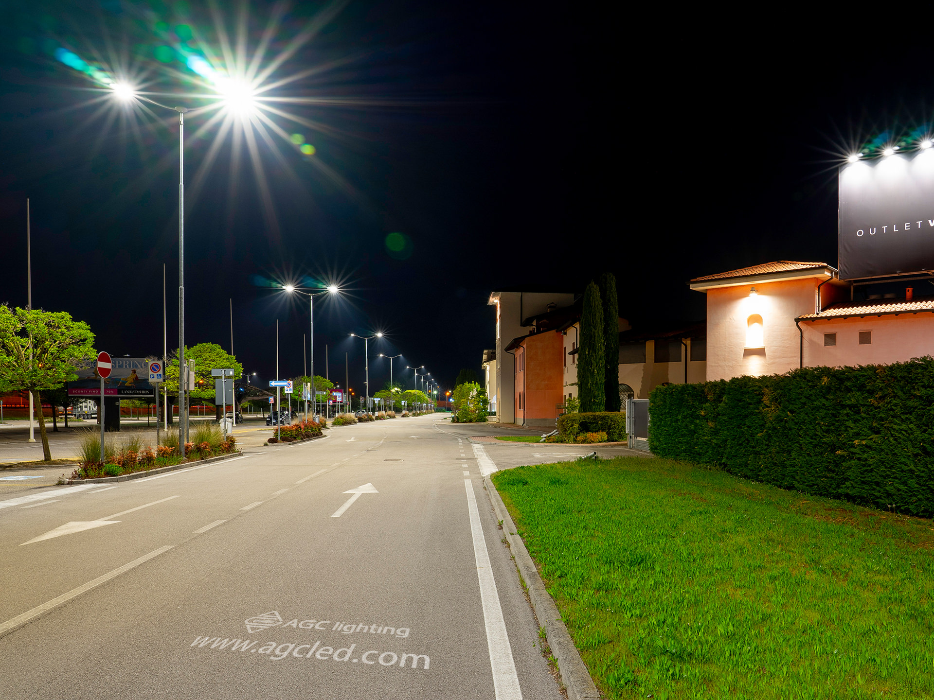 outlet parking lot led street light Ra80 3000K