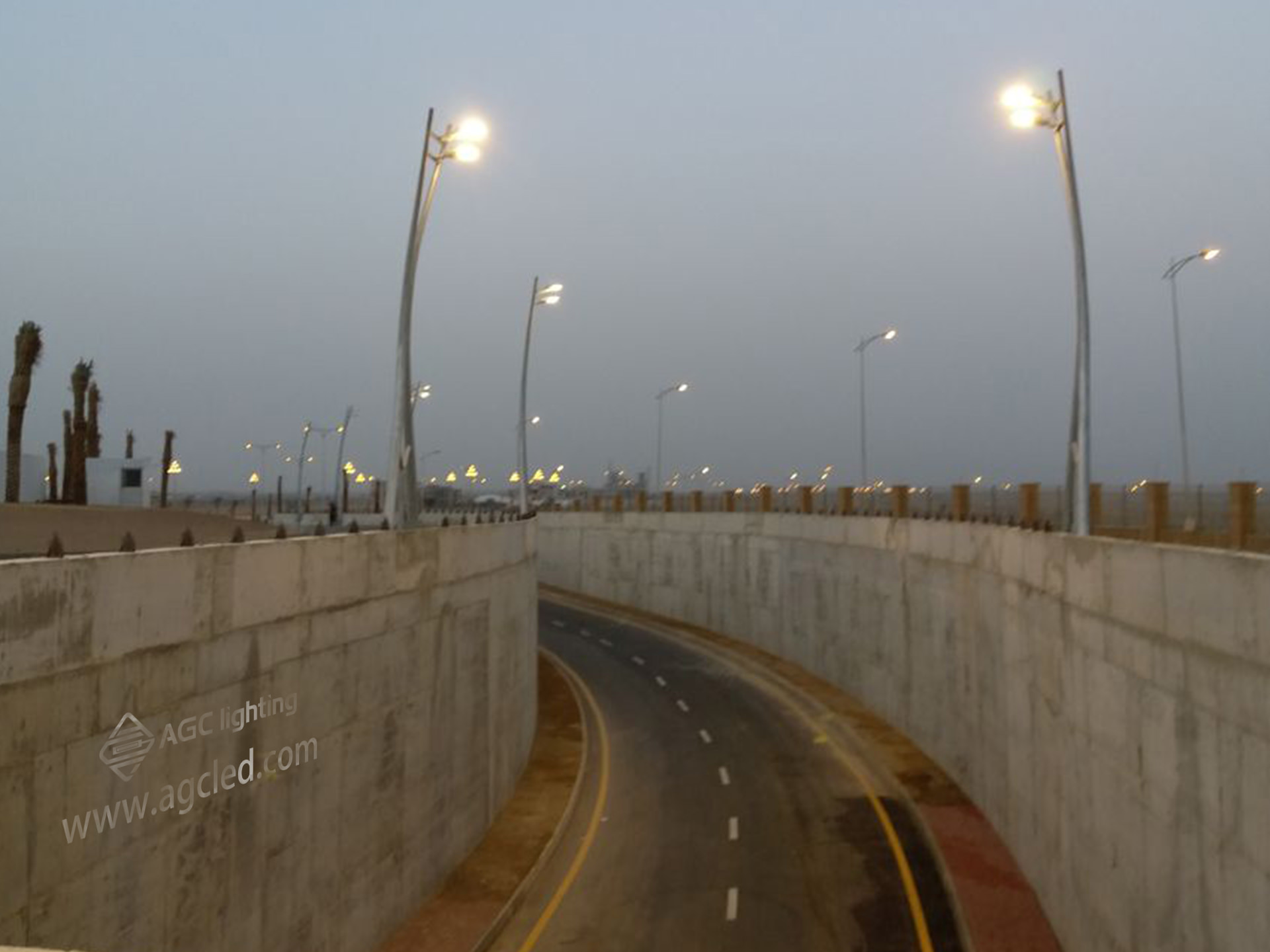 150pcs LED Street Light in Pakistan Roadway