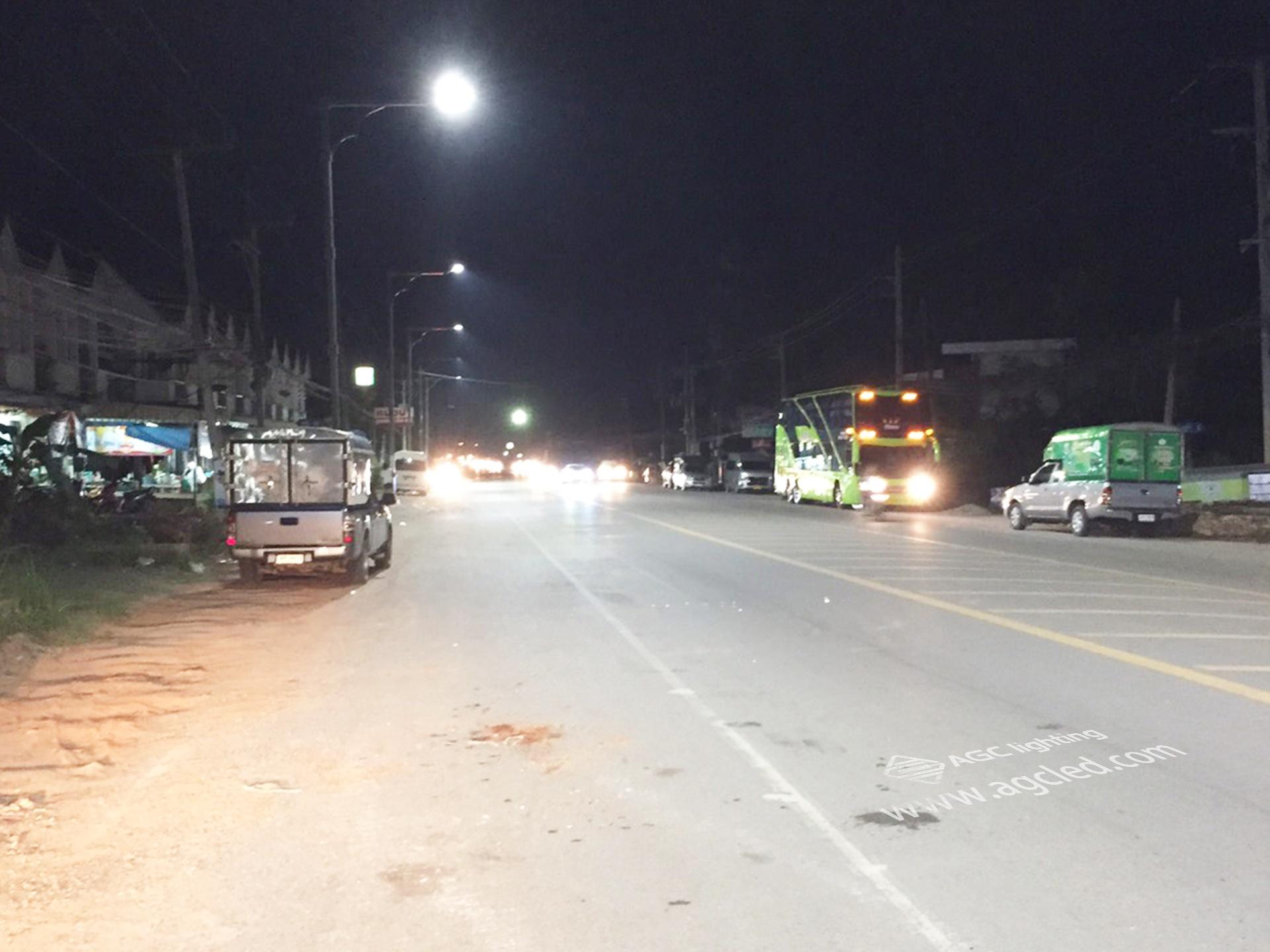 200W LED Street Light in Thailand Street