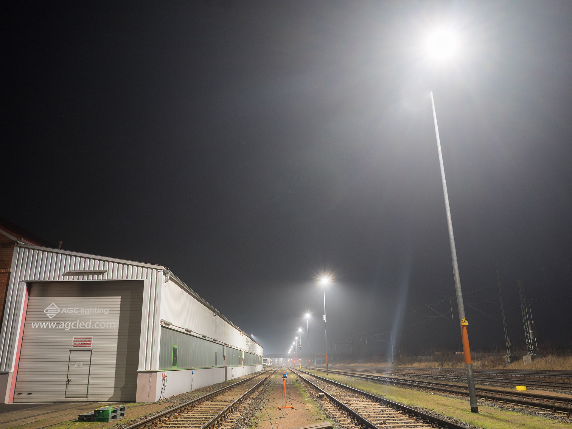 4000K Ra70 mini led street light in train station