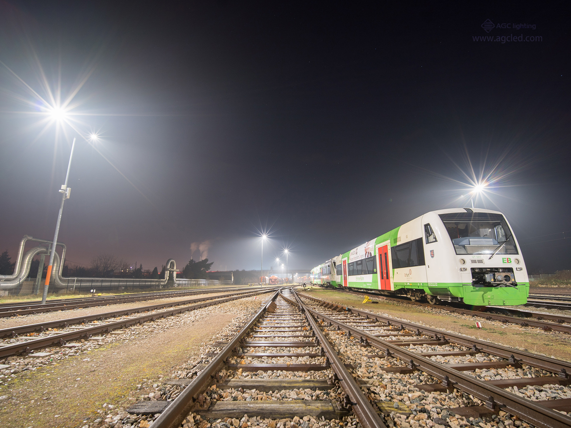 train station lighting project 87pcs 90w led street light