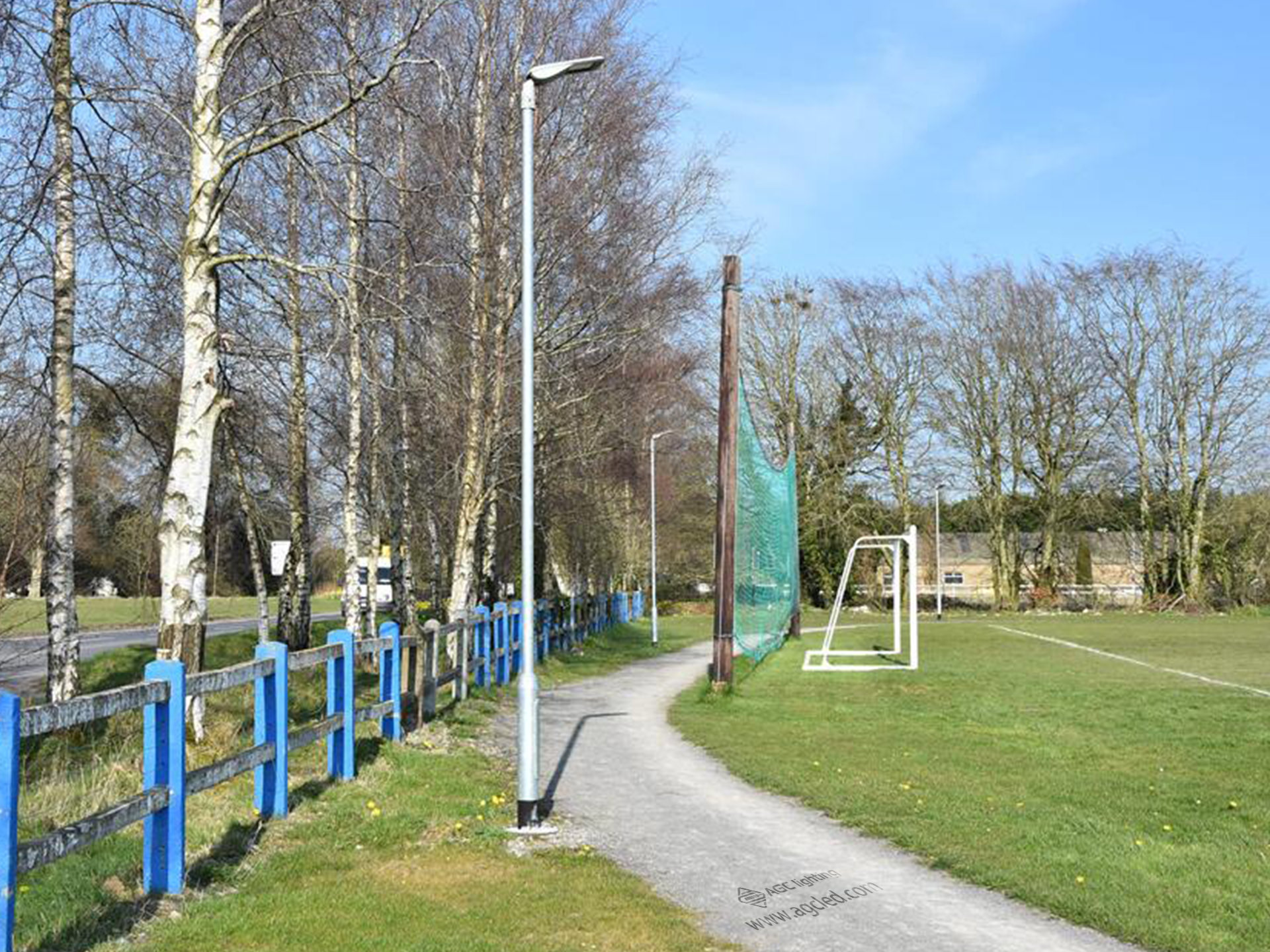 Mini Street Light for Footpath around Soccer Field