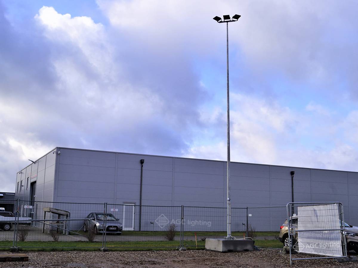 LED Streetlight Construction Site