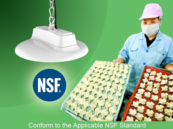 high bay light conform to NSF standard