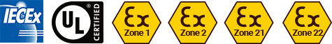 HA04 Luminaire explosive atmospheres hazardous locations icon