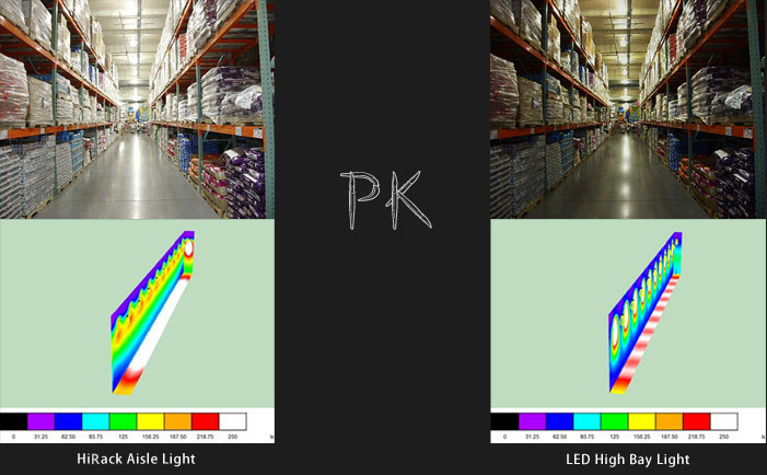 HiRack Vs LED high bay light