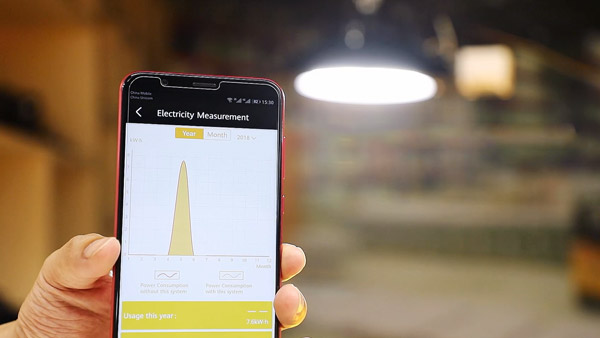Zigbee intelligent lighting solution with Energy Analysis function