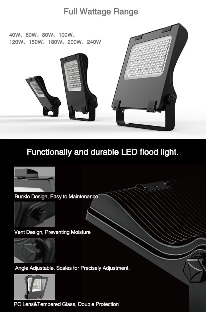 FL08 full wattage functionlly durable LED flood light
