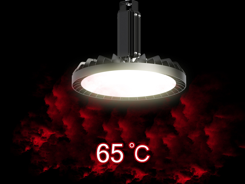 led high bay light endurable work temp up to 65