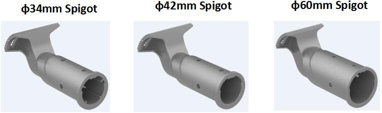 led street light spigot mounting