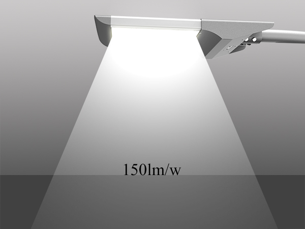 led street light up to 150lm per wattage