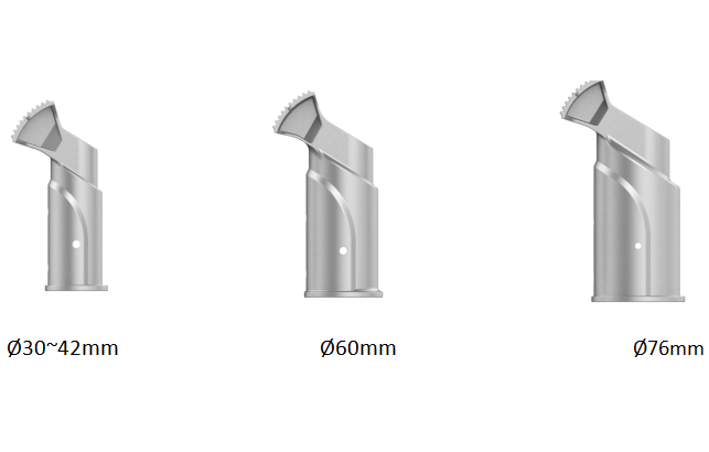 led street light with its connection adapters