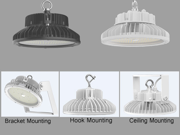 optional two colours and multiple mounting ways high bay light