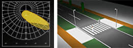 R17611  light distribution for zebra line