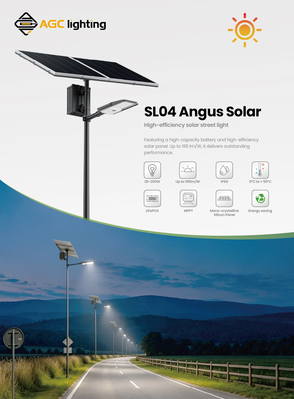 SL04 Angus Solar solar street light 01
