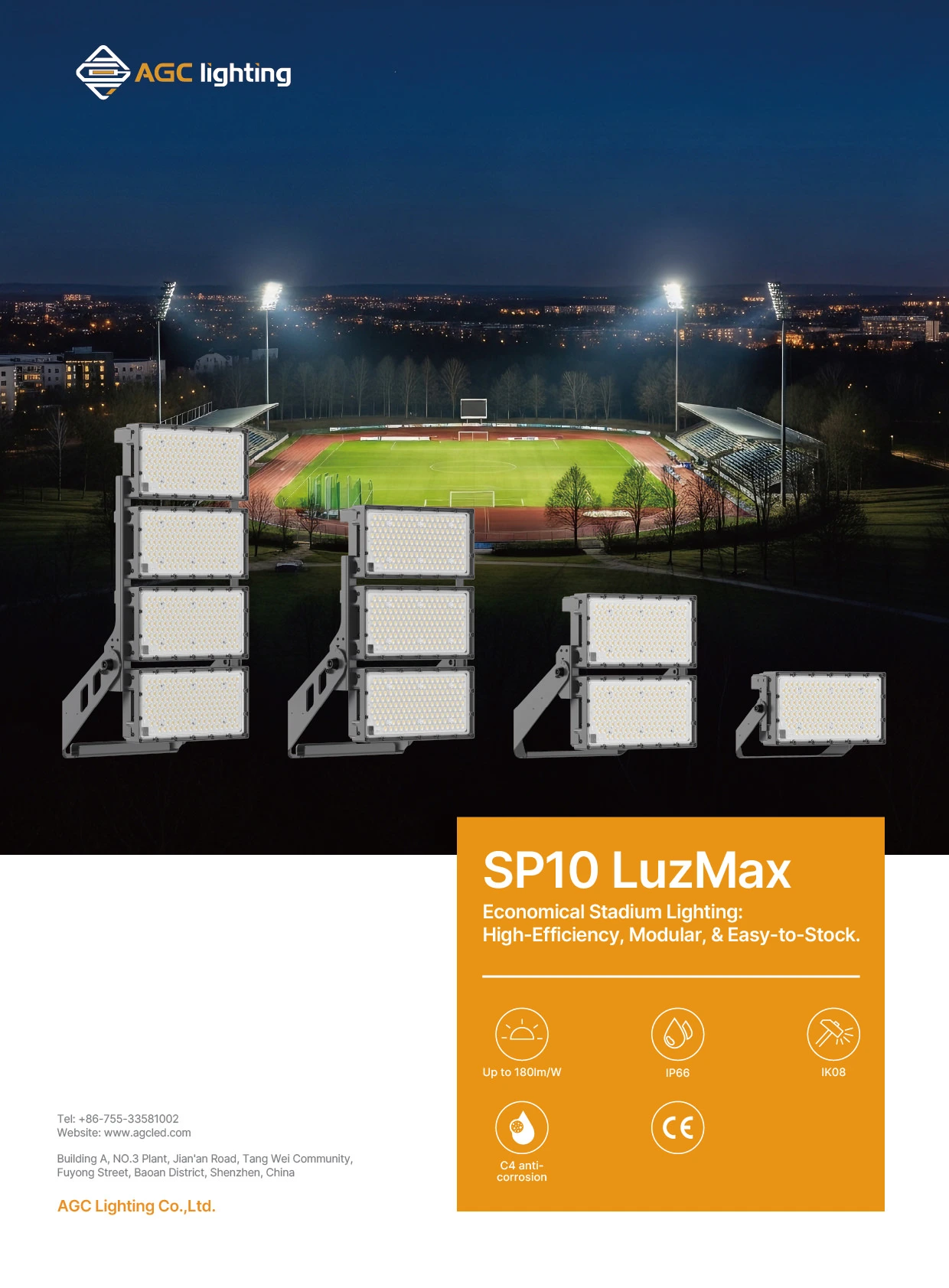SP10 SP10 LuzMax Economical Stadium Lighting High Efficiency 01