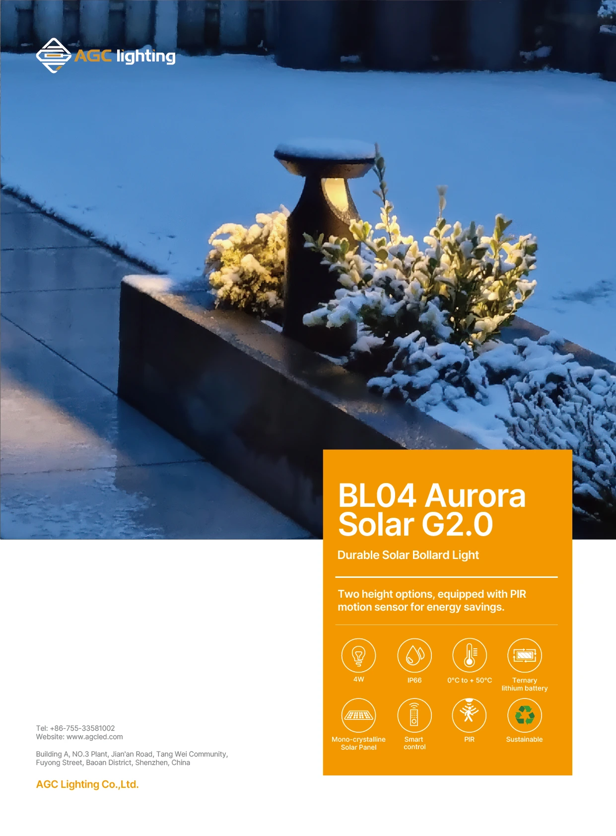 BL04 G2.0 durable solar bollard light 01