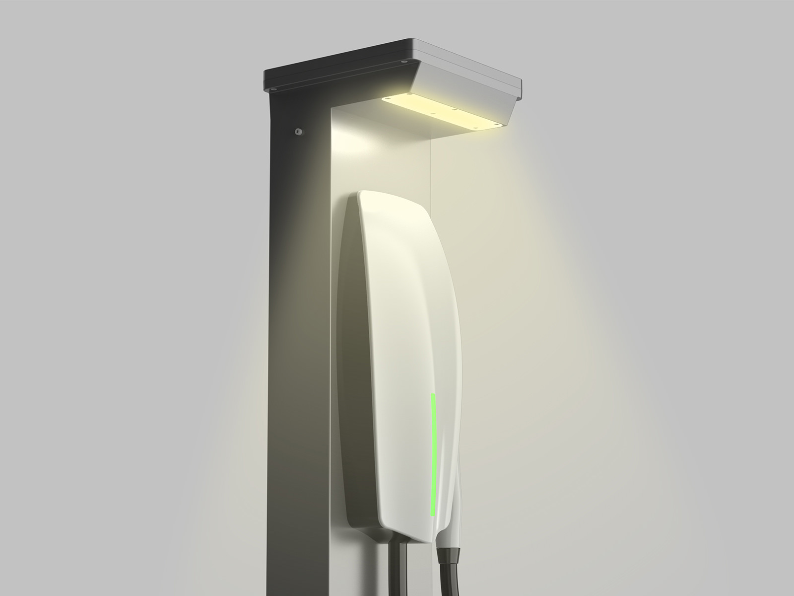 visibility and security of charging stations