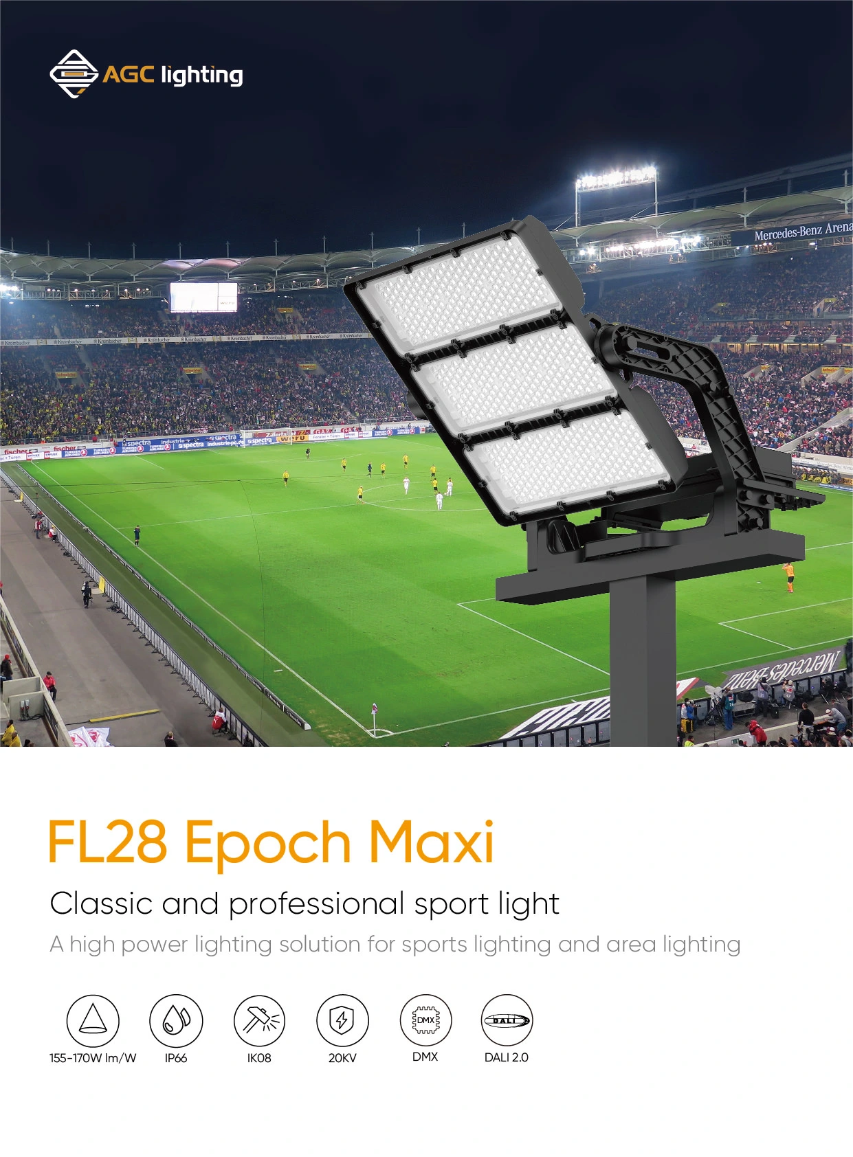 FL28 G2.5 Epoch Maxi powerful sports light 01