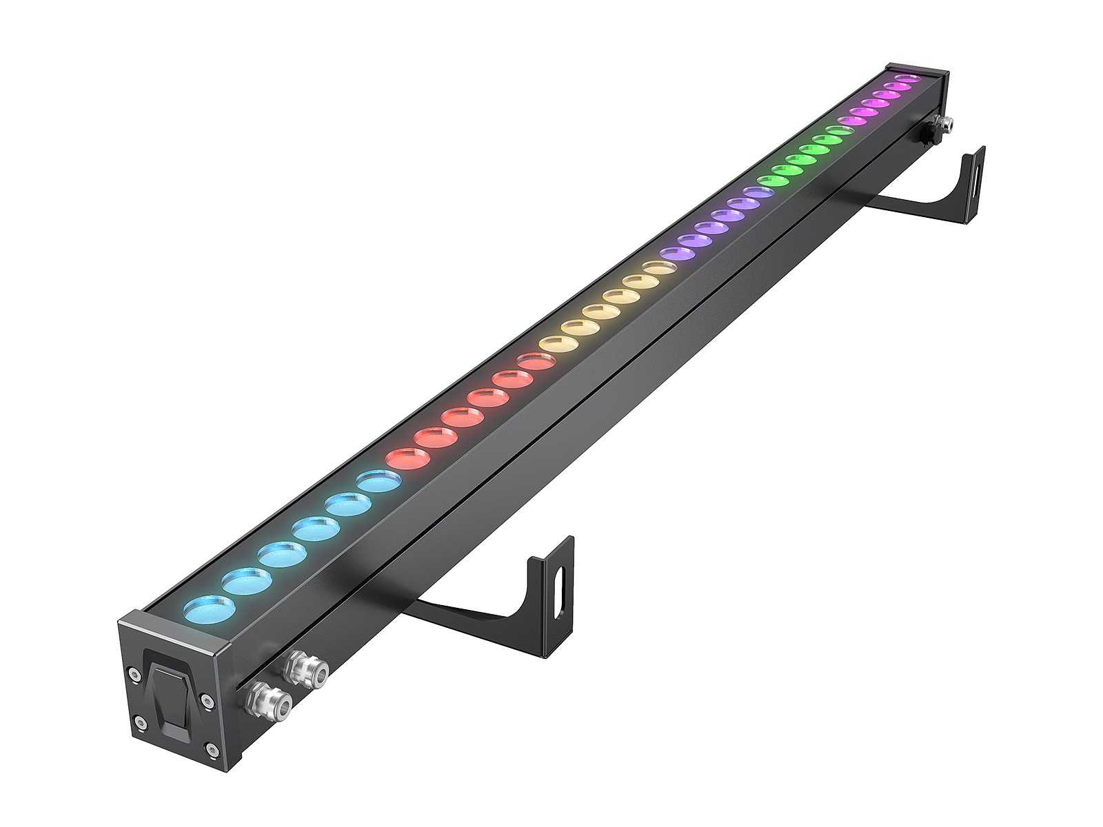FL56 18W 36W RGBW LED Linear Wall Washer Light for architectural and facade lighting