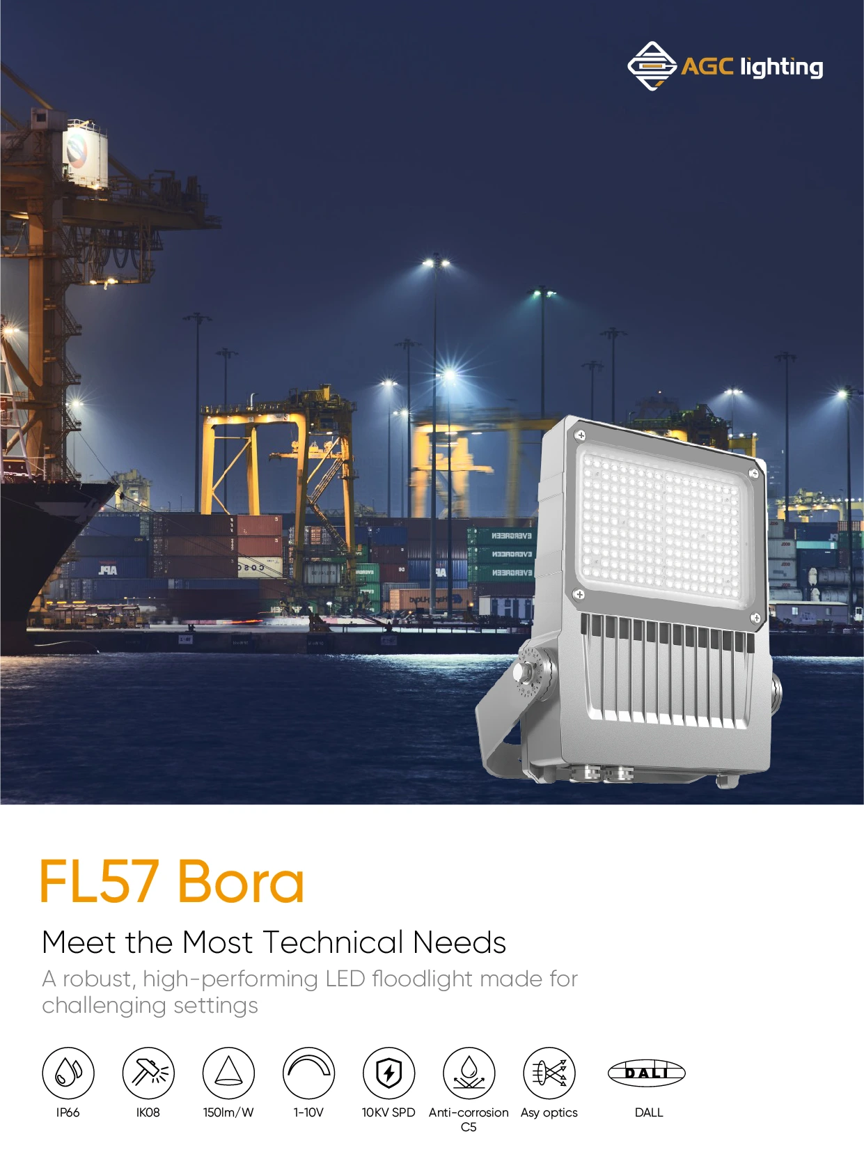 FL57  C5 high performance LED flood light 01