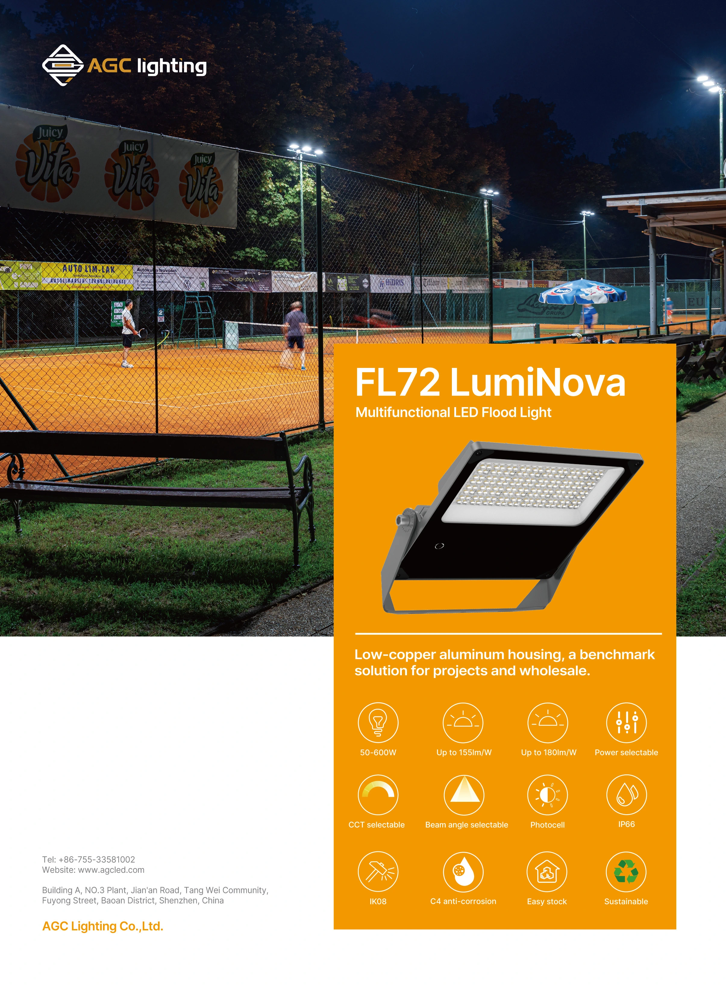 FL72 multifunctional flood light 01