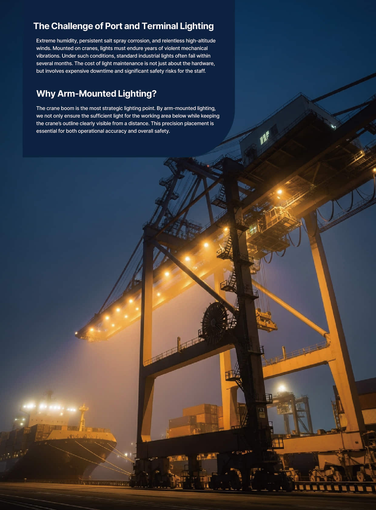 FL87 Arm Mounted Lighting