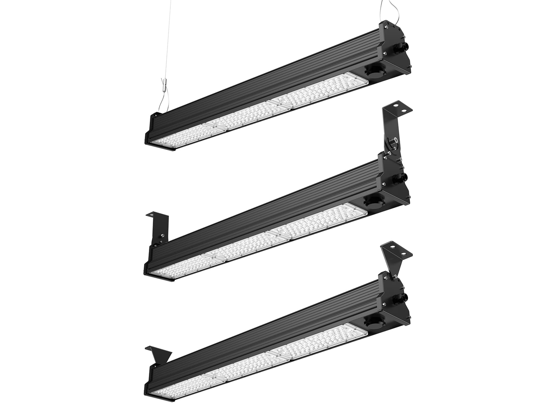 LHB42 LED Linear Light with suspending ceiling rotatable bracket mounting