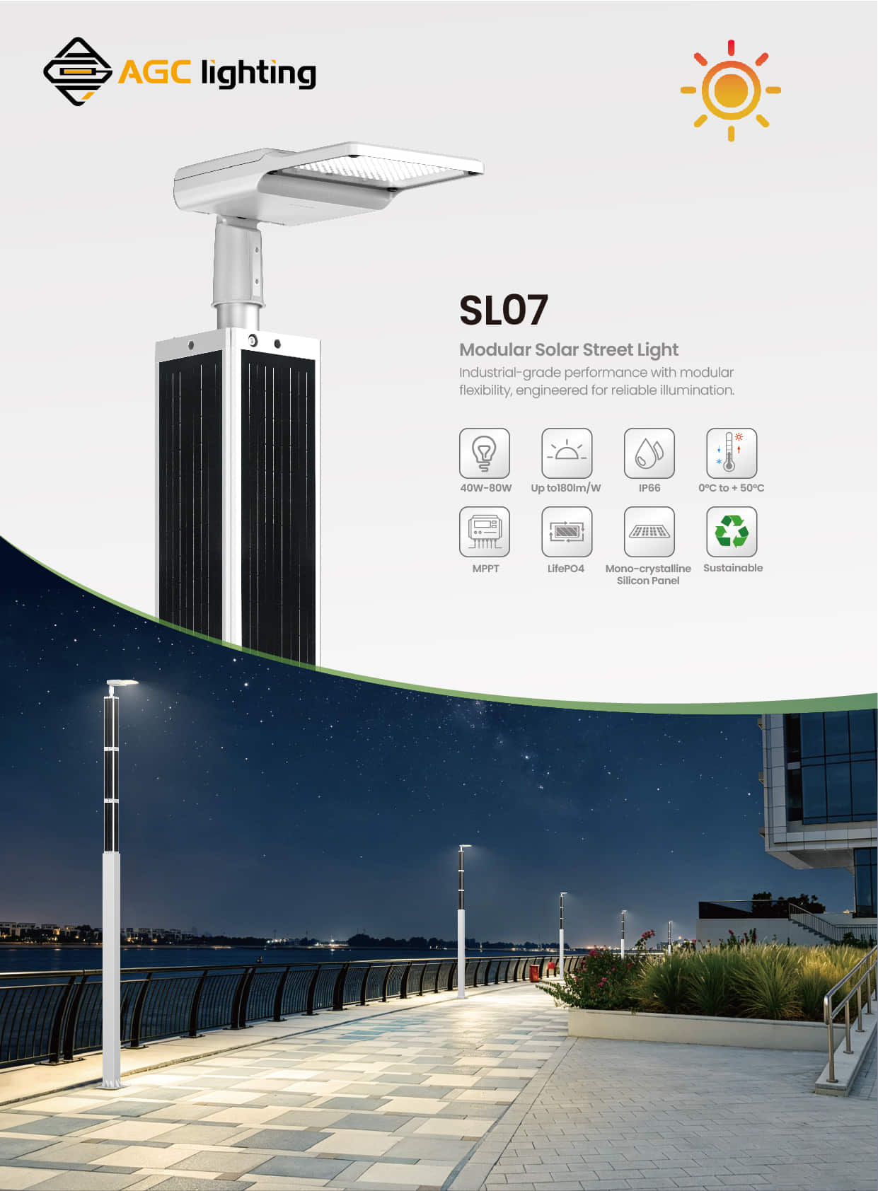 SL07 Modular Vertical Solar Street Light (1)