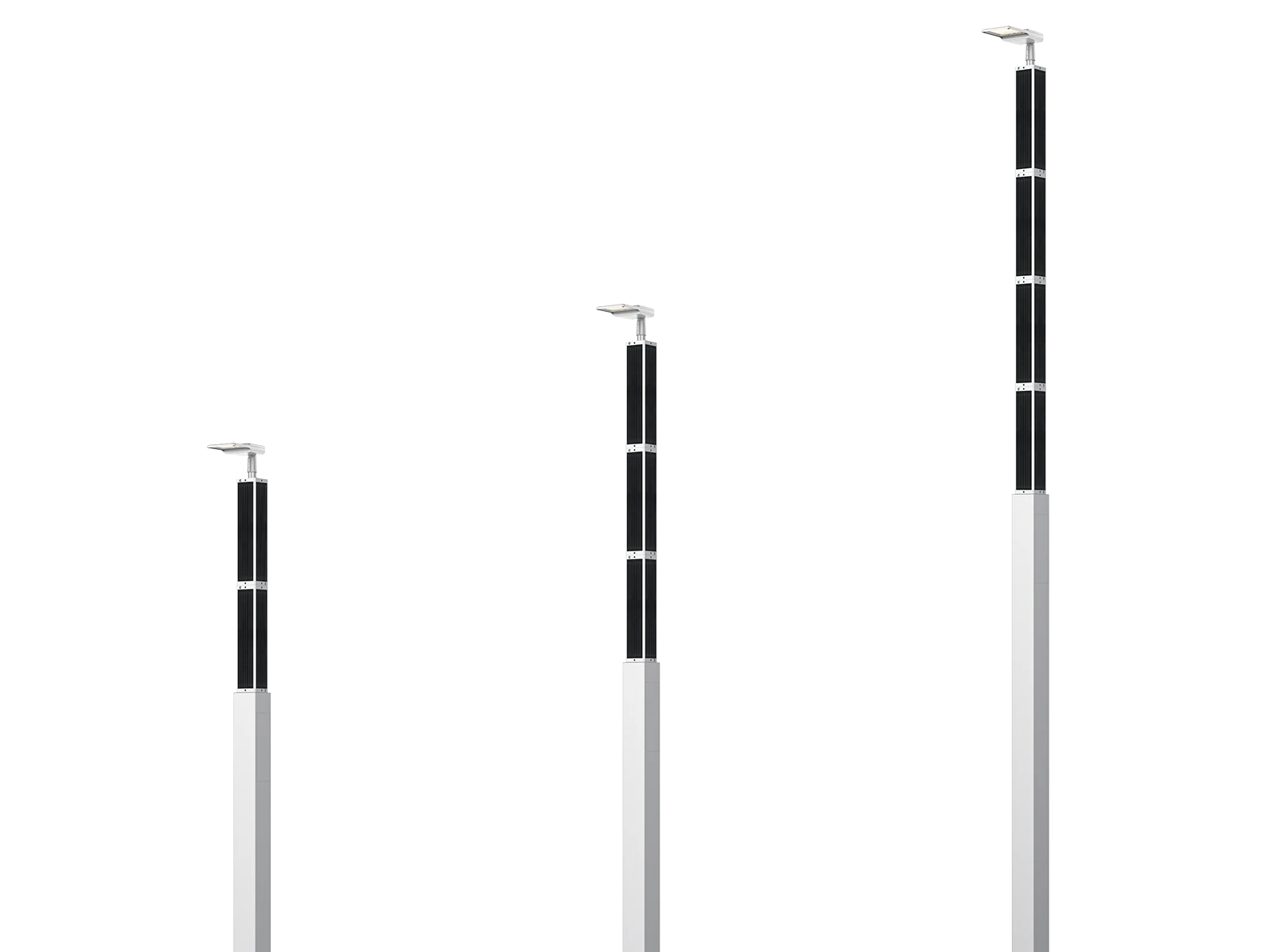 SL07 Vertical Solar Panel Street Light