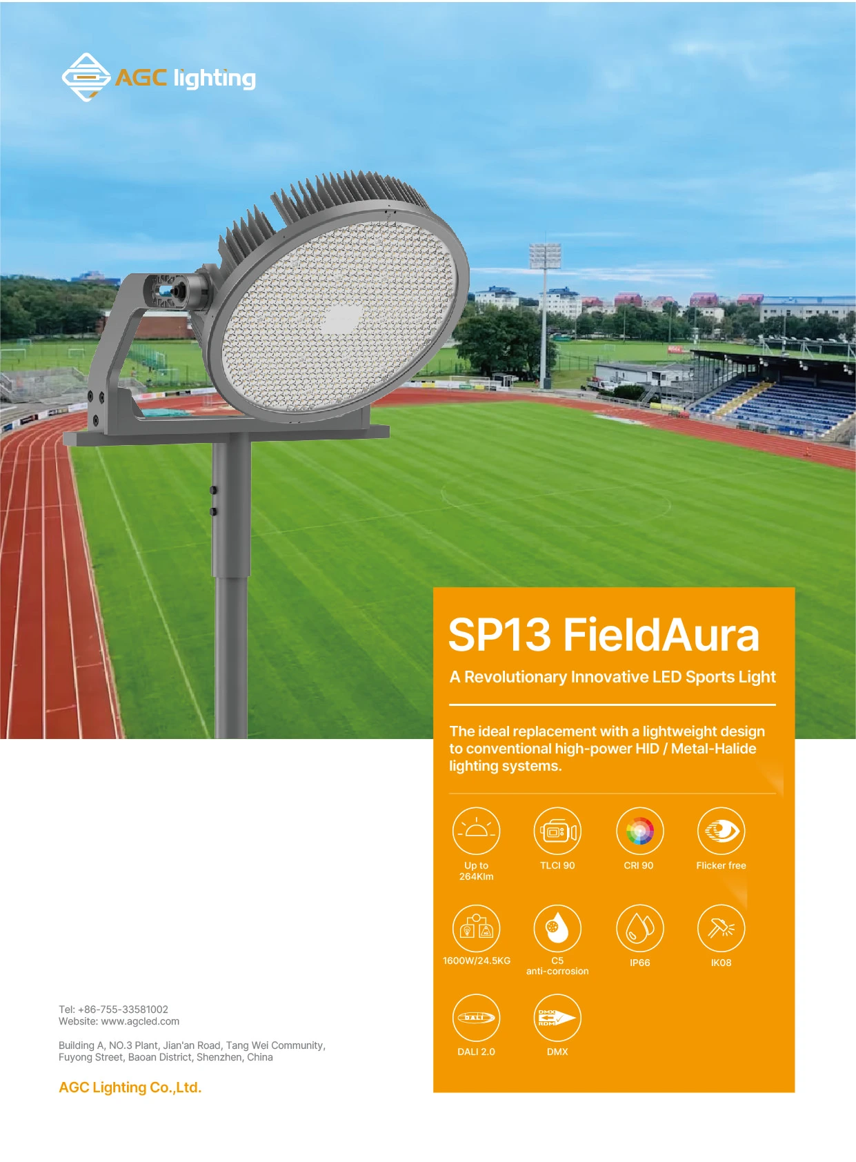 AGC SP13 LED Sports Lighting   01