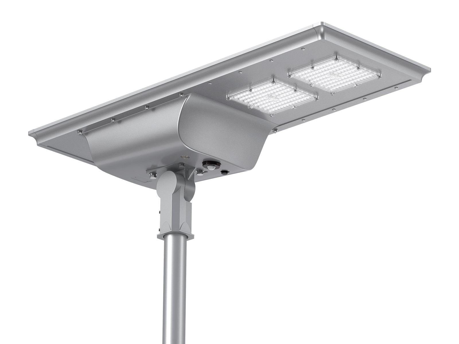 ST50 LED Solar Street Light 200lm/W, Up to 100W, All-in-one Design