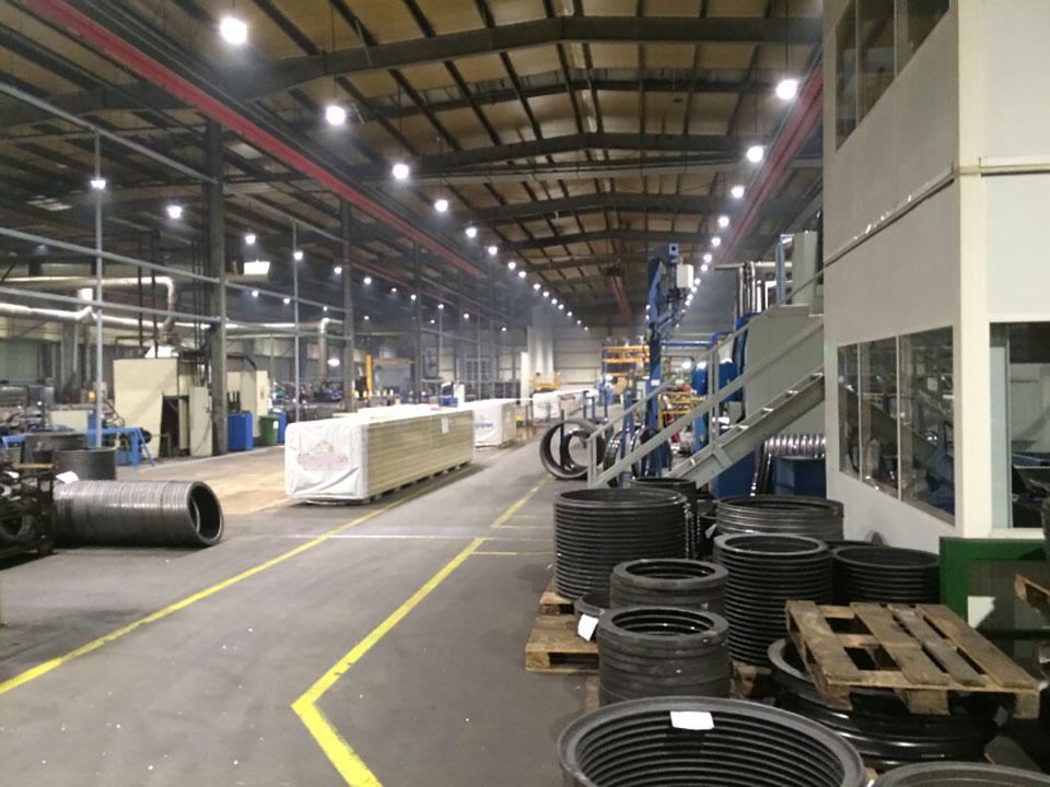 200W-LED-Highbay-light-for-truck-component-factory